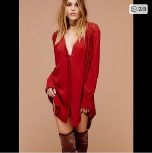 Free People Oversized Courtney's Victorian Top